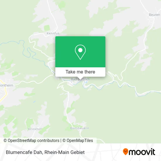 Карта Blumencafe Dah