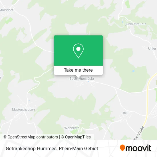 Карта Getränkeshop Hummes