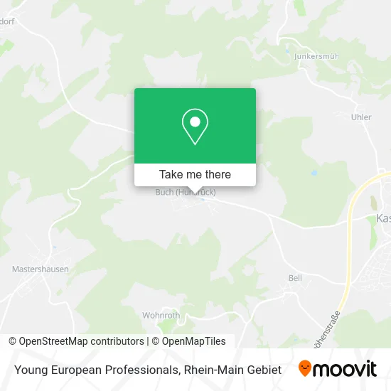 Карта Young European Professionals