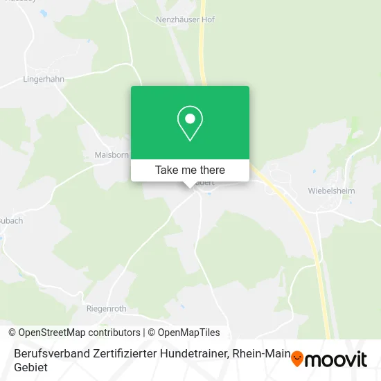 Карта Berufsverband Zertifizierter Hundetrainer