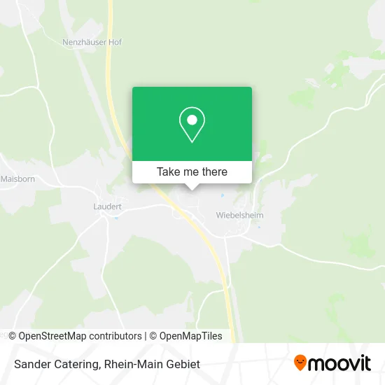 Карта Sander Catering