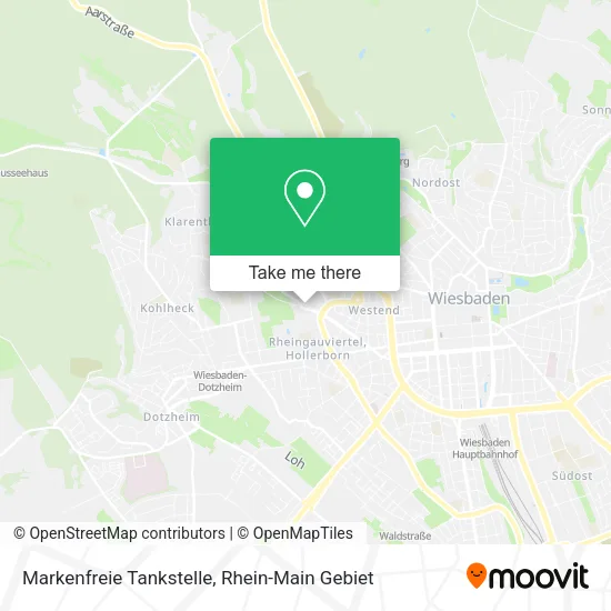 Карта Markenfreie Tankstelle