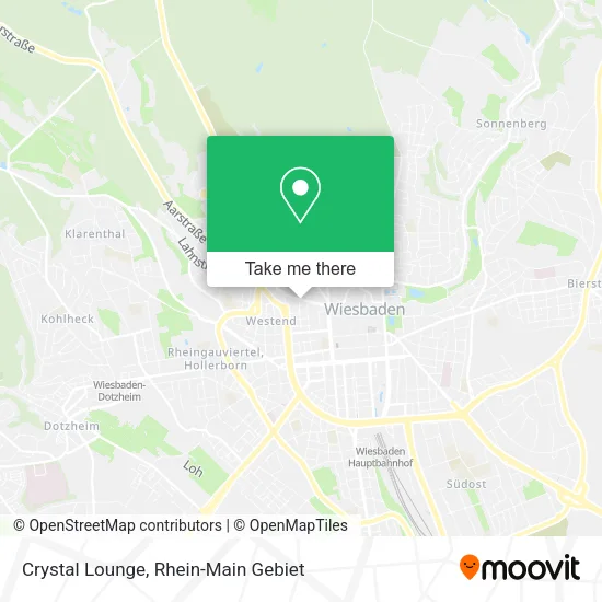 Карта Crystal Lounge