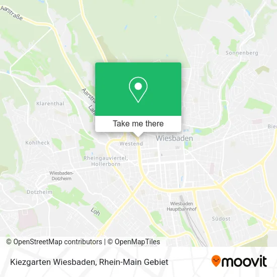 Карта Kiezgarten Wiesbaden