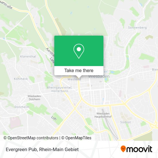 Карта Evergreen Pub