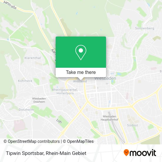 Карта Tipwin Sportsbar
