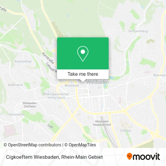 Карта Cigkoeftem Wiesbaden