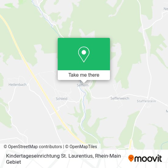Карта Kindertageseinrichtung St. Laurentius