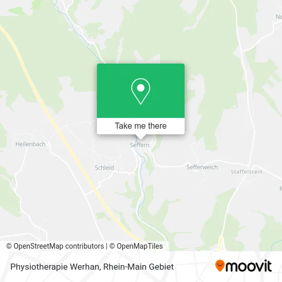 Карта Physiotherapie Werhan