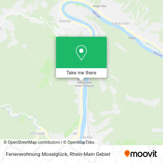 Карта Ferienwohnung Moselglück