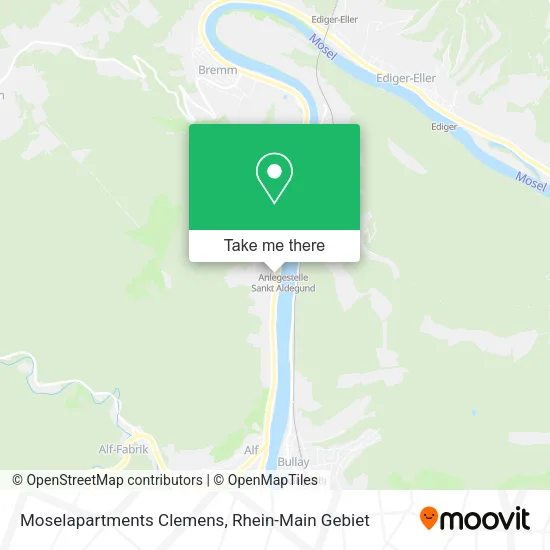Карта Moselapartments Clemens