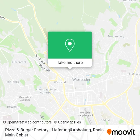 Карта Pizza & Burger Factory - Lieferung&Abholung