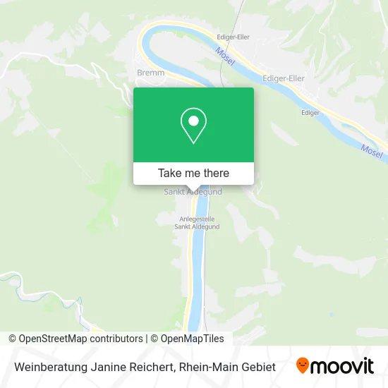 Карта Weinberatung Janine Reichert