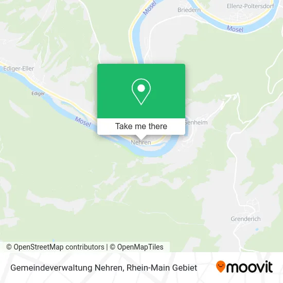 Карта Gemeindeverwaltung Nehren