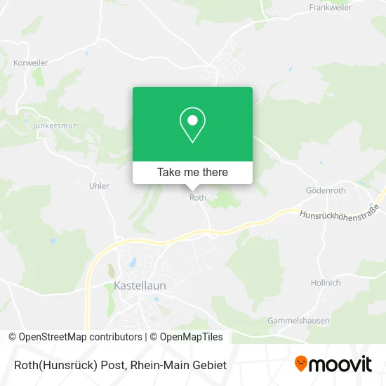 Карта Roth(Hunsrück) Post