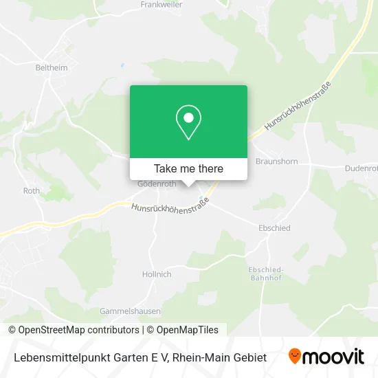 Карта Lebensmittelpunkt Garten E V
