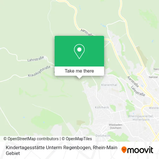 Карта Kindertagesstätte Unterm Regenbogen