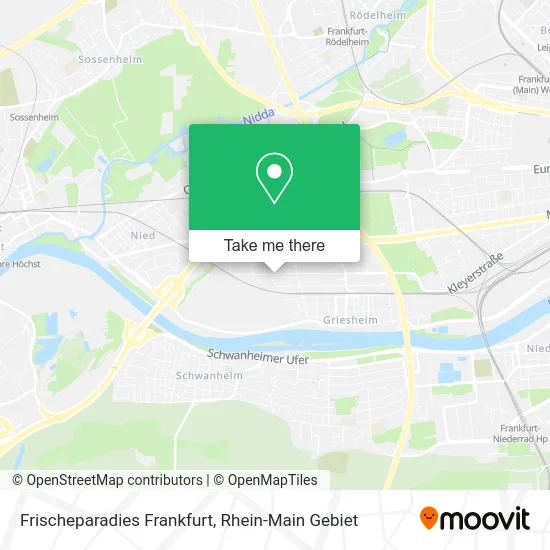 Карта Frischeparadies Frankfurt