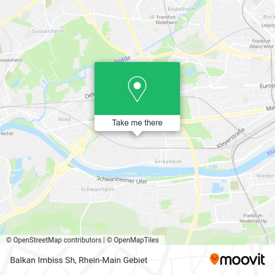 Карта Balkan Imbiss Sh