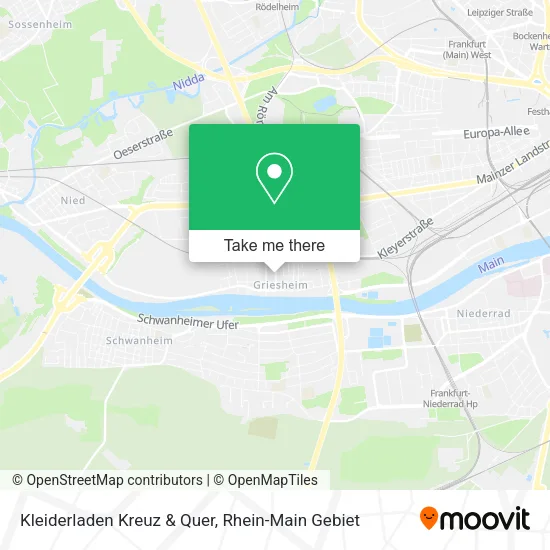 Kleiderladen Kreuz & Quer map
