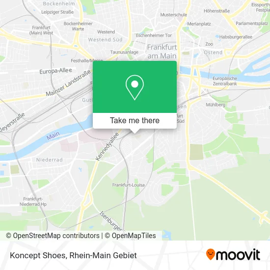 Карта Koncept Shoes