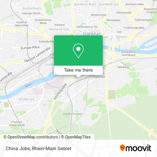 Карта China Jobs