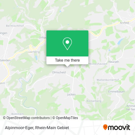 Карта Alpinmoor-Eger