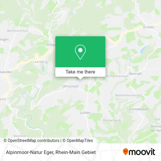 Карта Alpinmoor-Natur Eger