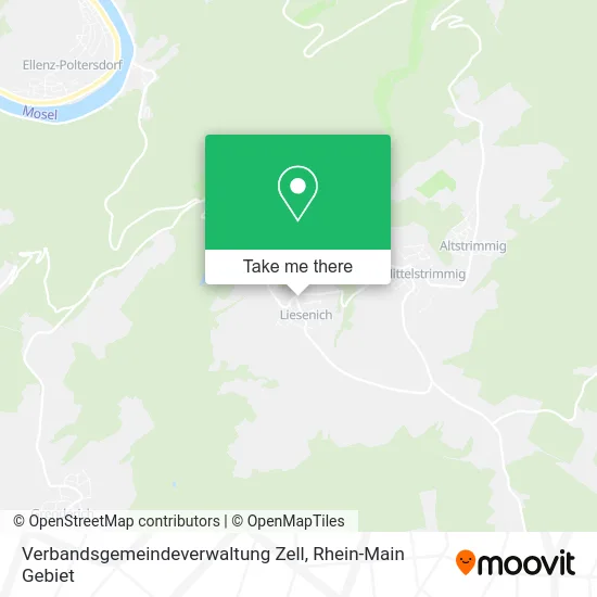 Карта Verbandsgemeindeverwaltung Zell