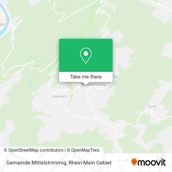 Карта Gemeinde Mittelstrimmig