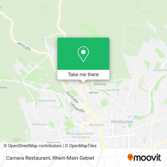 Карта Camera Restaurant