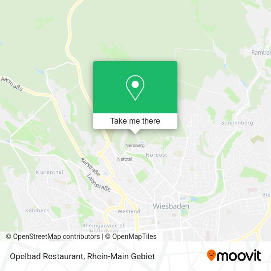 Карта Opelbad Restaurant