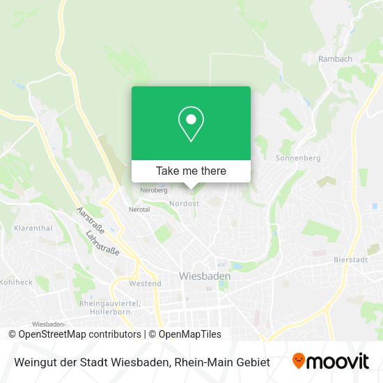 Карта Weingut der Stadt Wiesbaden