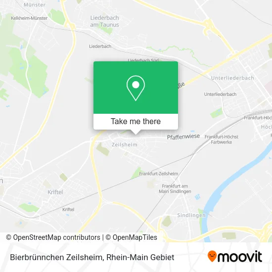 Карта Bierbrünnchen Zeilsheim