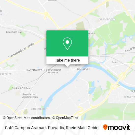 Карта Café Campus Aramark Provadis