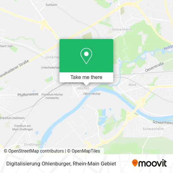 Карта Digitalisierung Ohlenburger