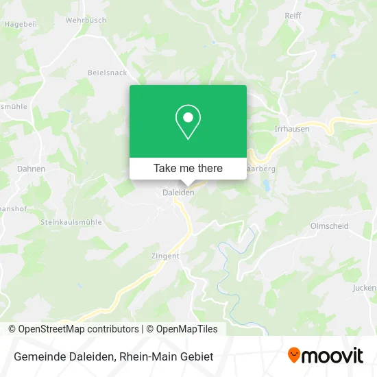 Карта Gemeinde Daleiden