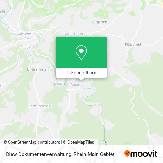 Карта Diew-Dokumentenverwaltung