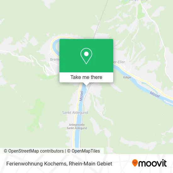 Карта Ferienwohnung Kochems