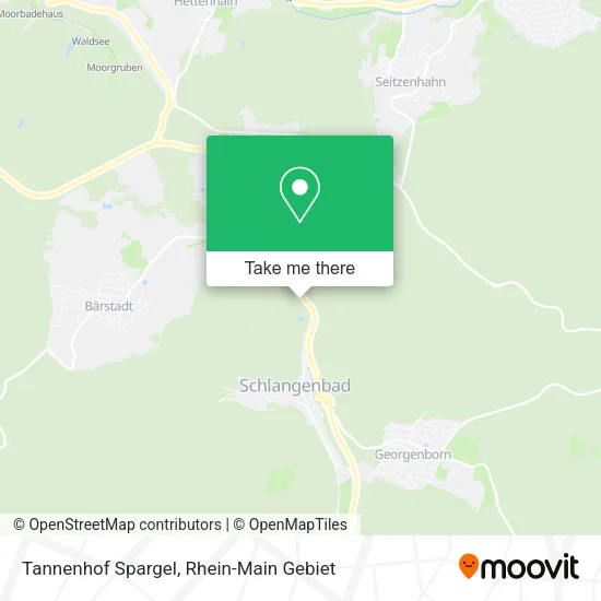 Карта Tannenhof Spargel