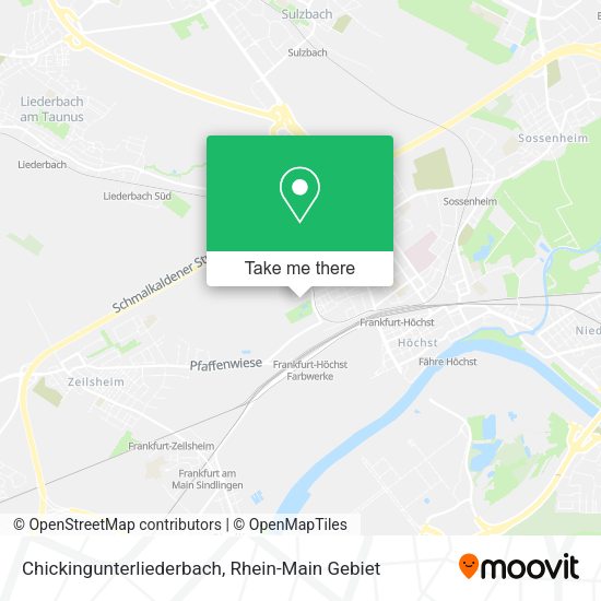 Карта Chickingunterliederbach