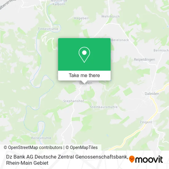 Карта Dz Bank AG Deutsche Zentral Genossenschaftsbank