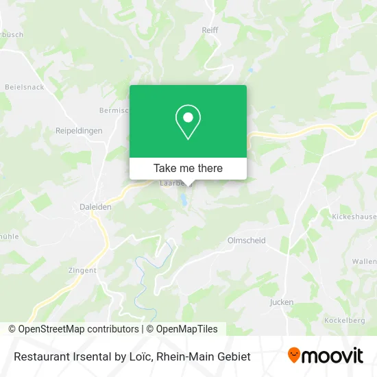 Карта Restaurant Irsental by Loïc
