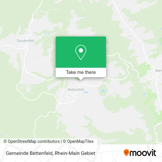Карта Gemeinde Bettenfeld