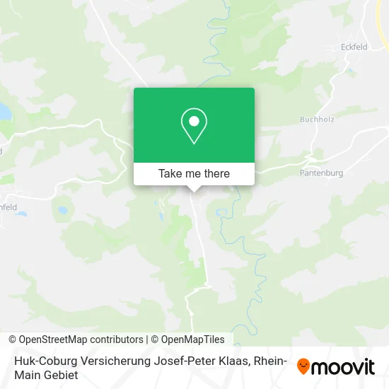 Карта Huk-Coburg Versicherung Josef-Peter Klaas