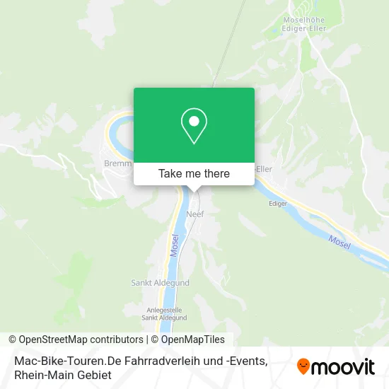 Карта Mac-Bike-Touren.De Fahrradverleih und -Events