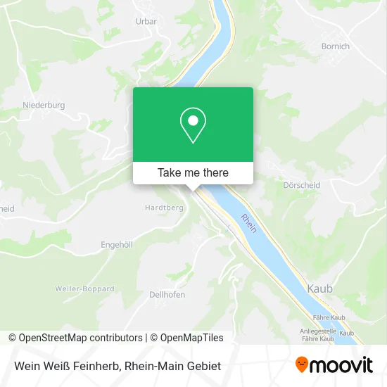 Карта Wein Weiß Feinherb