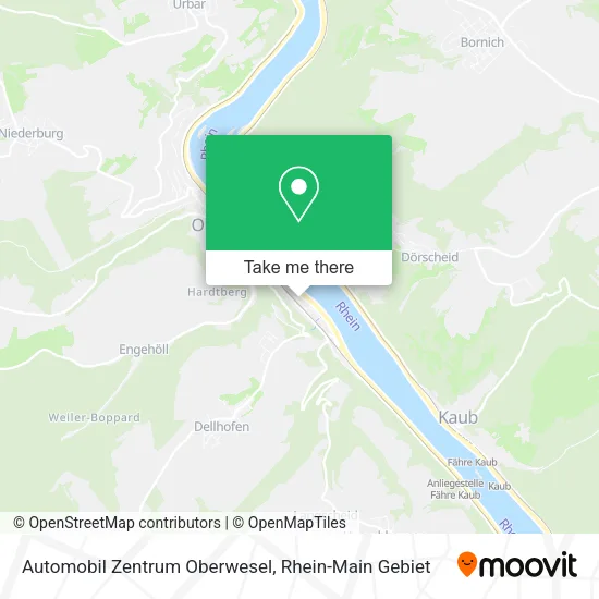 Карта Automobil Zentrum Oberwesel