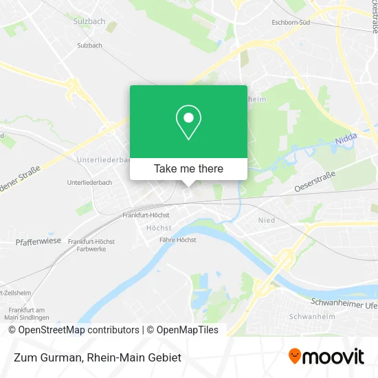 Карта Zum Gurman