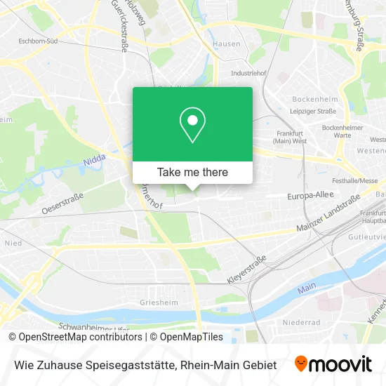 Wie Zuhause Speisegaststätte map